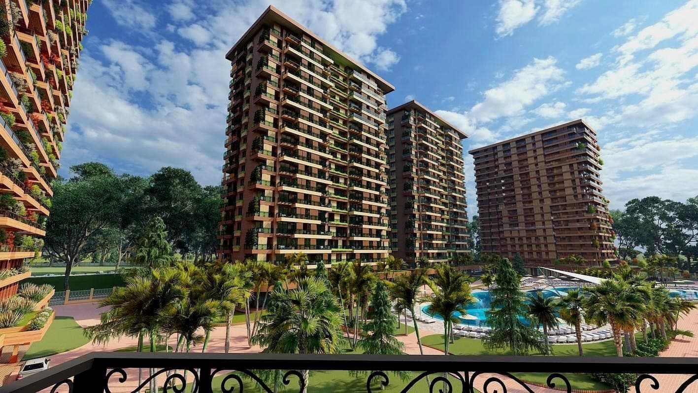 19层海滨度假住宅，配备家具公寓 1